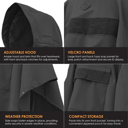 Vista 26 de HAZARD 4 PonchoVilla Classic - Poncho técnico softshell original