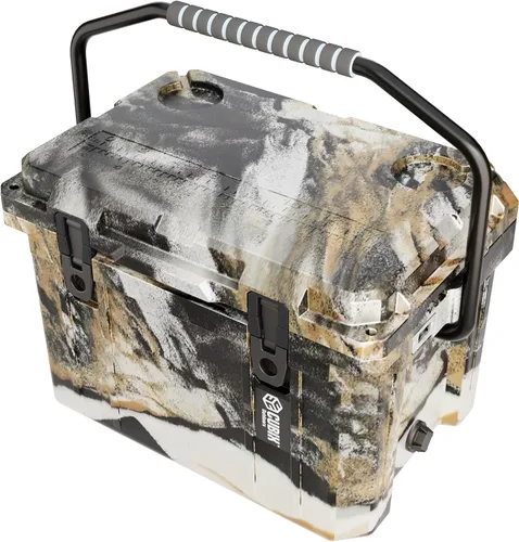 Vista 10 de Cubix Outdoors - QuadraX - Enfriador rotomoldeado de 20 cuartos de galón - Retención de hielo de 5 días, hielera dura portátil con portavasos Urban