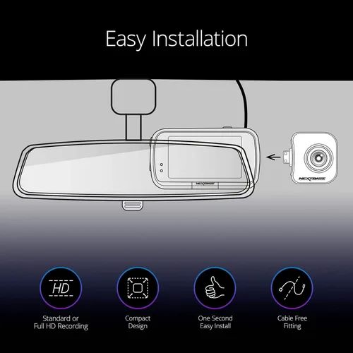 Vista 4 de Nextbase Series 2 Cámaras de módulo complementario – Ángulo de visión de cabina de 140 grados para uso comercial – Compatible con modelos de cámara