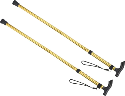 Vista 9 de M METERXITY Trekking Poles - Collapsible Hiking Walking Sticks, Telescopic & Folding, Apply to Women Walking Backpacking