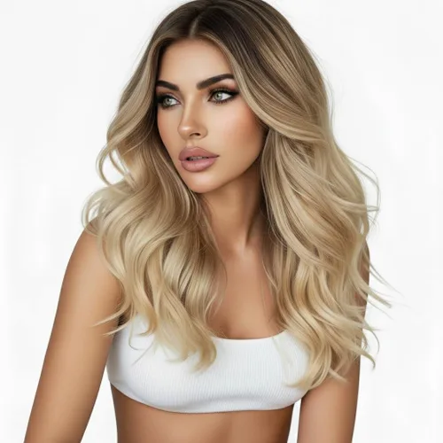 Vista 67 de Ve Sunny Extensiones de cabello clip-in de cabello humano real con reflejos, extensiones de cabello con clip para cabello corto, marrón oscuro