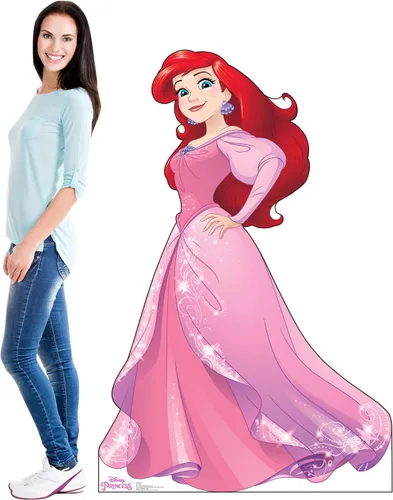 Vista 3 de Cardboard People Ariel Figura de Cartón de Tamaño Real - Disney Princess Friendship Adventures Ariel (Disney Princess Friendship Adventures)