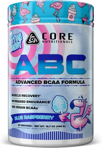 Vista 15 de Core Nutritionals Platinum ABC Advanced Intra-Workout BCAA Suplemento con 0.09 oz de glutamina, beta alanina, malato de citrulina, 20 porciones
