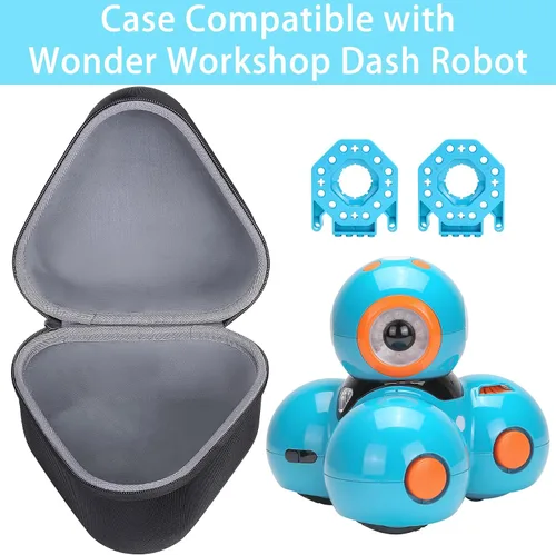 Vista 3 de co2CREA Funda de viaje rígida de repuesto para Wonder Workshop Dash Robot (solo funda para Dash)