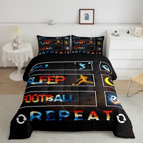 Vista 13 de Erosebridal Juego de edredón de bandera estadounidense tamaño individual para niños y adolescentes, juego de ropa de cama de camuflaje, edredón