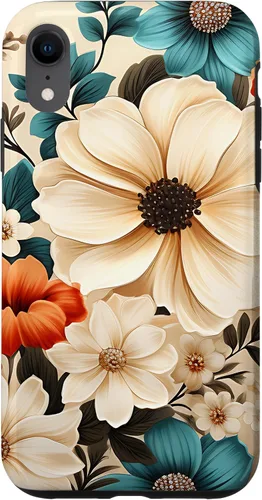 Vista 8 de Funda para iPhone 14 Mixed Flower Bouquet Floral Pattern Wildflowers