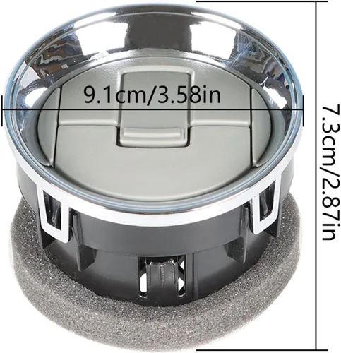 Vista 6 de WFLNHB Calentador de aire acondicionado para tablero de instrumentos delantero de automóvil, 1 unidad, repuesto para F150 2009-2014 9L3Z-19893-CA