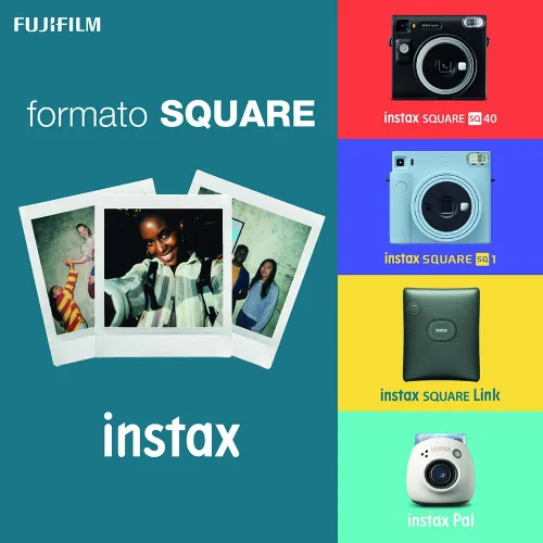 Vista 4 de Fujifilm instax Square Rainbow película con 10 fotos (16671320)