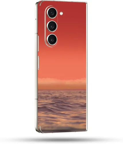 Vista 74 de MightySkins Skin compatible con Samsung Galaxy Z Fold 5 - Puppy Fall Funda protectora de vinilo duradera y única Fácil de aplicar, quitar