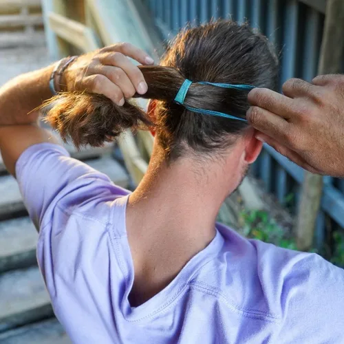 Vista 7 de Pulseras de moda para todo tipo de cabello, adultos, niños, deportes, al aire libre, duraderas, fuertes, sin daños, elegantes, modernas, patrones