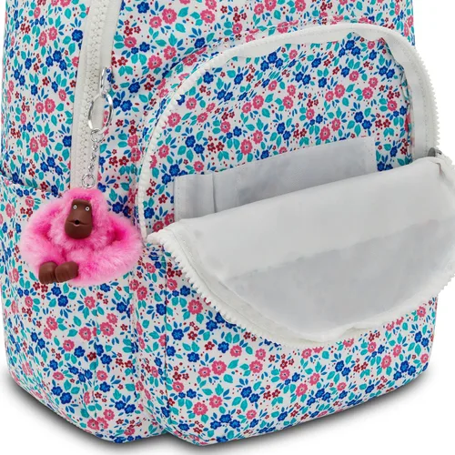 Vista 6 de Kipling Mochila para tableta pequeña Seoul para mujer, duradera, correas acolchadas para el hombro con funda para tableta, bolsa
