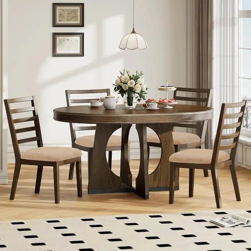 Vista 8 de Smiry - Fundas de asiento de terciopelo para silla de comedor, juego de 2, ajuste elástico, extraíbles y lavables, fundas protectoras de cojín