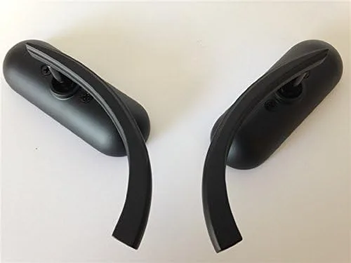 Vista 6 de Negro Custom Mini Oval ESPEJOS Fit para Suzuki Savage Intruder Volusia Boulevard