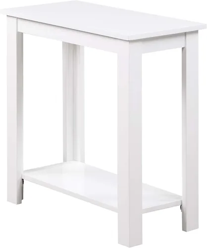 Vista 9 de Convenience Concepts Designs2Go Baja - Mesa auxiliar para silla de 23.75 pulgadas, moderna mesa de sala de estar con estante de almacenamiento Negro