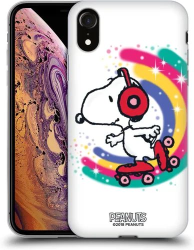 Vista 88 de Head Case Designs Funda de gel con licencia oficial de Peanuts Beach Surf Snoopy Boardwalk Airbrush [protección de grado militar] compatible