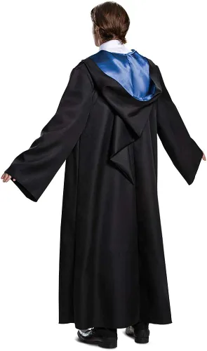 Vista 2 de Harry Potter, túnica de calidad, túnicas temáticas del mundo mágico de Hogwarts, por casa, túnicas temáticas para adultos, calidad de película