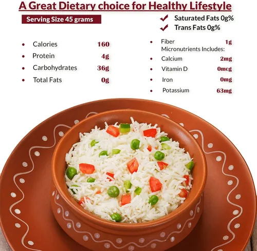 Vista 7 de Himalayan chef Arroz Basmati Blanco 2 lbs (Paquete de 2)