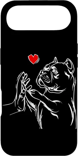 Vista 27 de American Bully Love Cute Pitbull Dog Mom Funny Girls Case for iPhone 17