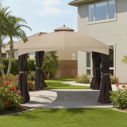 Vista 2 de Garden Winds toldo de repuesto para gazebo Lowe's Dome
