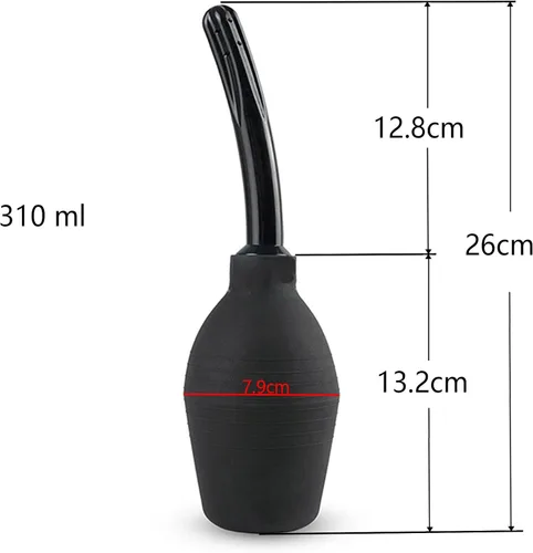 Vista 6 de Ducha anal - Limpiador de enema de ducha vaginal para la salud de mujeres o hombres para agua o café, limpieza de colon, desintoxicación