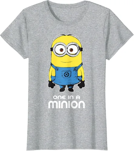 Vista 31 de Despicable Me Camiseta estampada Minions Bob One in A Minion Negro