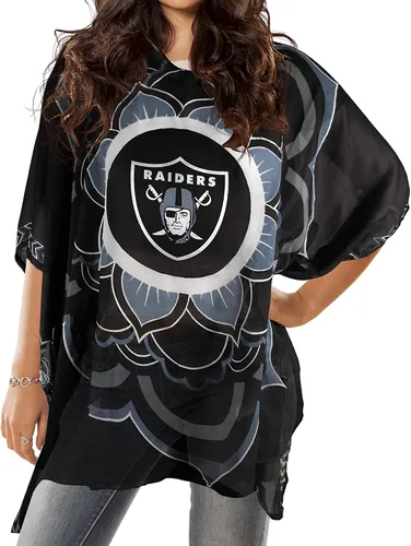 Vista 26 de Caftán de la NFL, Rojo, talla única Se ajusta a la mayoría