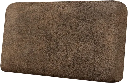 Vista 33 de Funda de cojín para sofá con aspecto de cuero, 1 unidad, elástica, para sala de estar, funda de cojín individual para sofá, protector de asiento