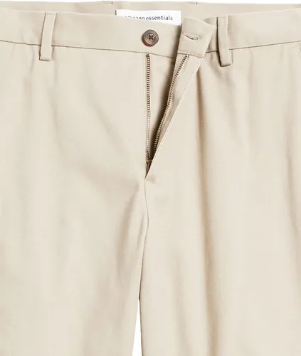 Vista 6 de Tienda Essentials Men's Classic-Fit Wrinkle-Resistant Flat-Front Chino Pant (Available in Big & Tall)