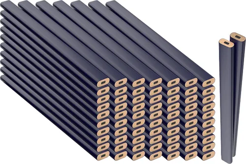 Vista 23 de GRAPHITE Lápices de Carpintero de Mina Dura a Granel - (1) Paquete de 12 Piezas Lápiz de Madera para Construcción #2 (HB) - Negro