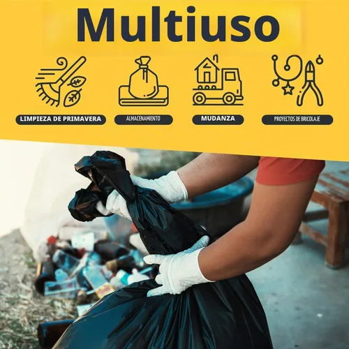 Vista 5 de ToughBag Bolsas de basura de 55-60 galones (100 unidades) (negro, 58 x 38 pies)