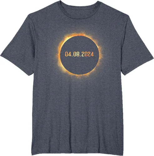 Vista 59 de Totality 04.08.24 Total Solar Eclipse 8 de abril de 2024 Eclipse Camiseta, Negro, S