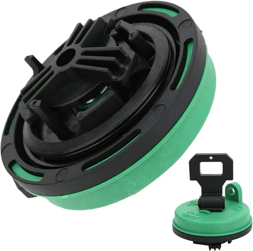 Vista 7 de 2849039 Tapa de combustible con bloqueo de tapa de combustible, tapa de aceite para cargadores de ruedas, compatible con modelos de dirección