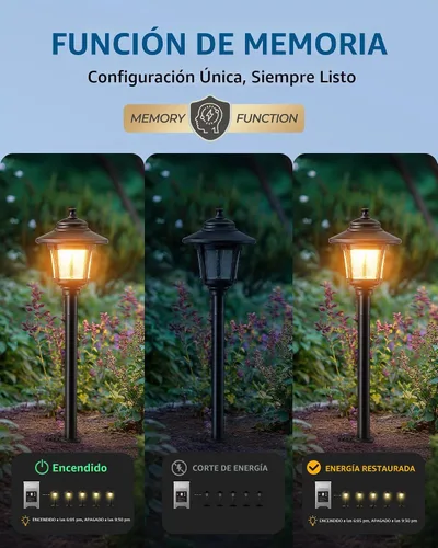Vista 4 de DEWENWILS Transformador de Paisaje de Bajo Voltaje de 150W con Sensor de Fotocélula, 120V AC a 12V/15V AC, Transformador de Bajo Voltaje para Luces