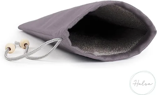 Vista 4 de Halsa Funda protectora EMF Shield para teléfono celular - Funda anti-EMP con bloqueo de señal - Estuche de protección para smartphone contra Gris