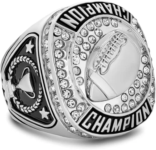 Vista 2 de Express Medals Paquetes de anillos de trofeo de campeón de fútbol americano - S