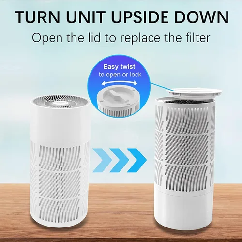 Vista 5 de Nuwave OxyPure - Paquete de 1 filtro de repuesto original HEPA/carbono, elimina irritantes, contaminantes y olores, producido y vendido por