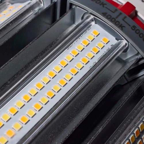 Vista 7 de Satco S23143 Hi-Pro - Lámpara LED de mazorca de maíz con potencia y temperatura de color seleccionable, repuesto HID, base EX39, 80W/63W/54W