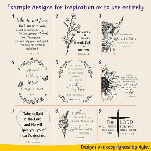 Vista 6 de STARKENBURG COMPANY Biblia Español Personalizada: crea tu propio diseño grabado personalizado con un diseñador, Letra Grande Biblia Santa