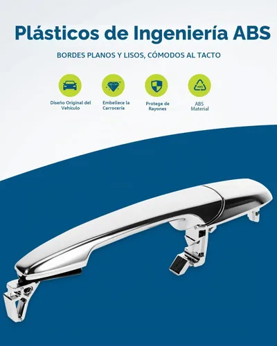 Vista 5 de LUJUNTEC Manija de puerta delantera derecha exterior para Ford para Edge