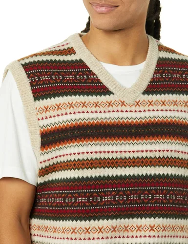 Vista 5 de Goodthreads Chaleco suéter de lana corderos para hombre