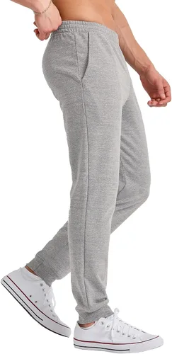 Vista 4 de Hanes Originals - Pantalones deportivos de rizo francés para hombre, pantalones deportivos ligeros con bolsillos, entrepierna de 30 pulgadas