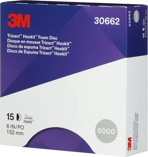 Vista 7 de 3M (30662) Hookit Trizact 6" 5000 disco de espuma tipo Grit