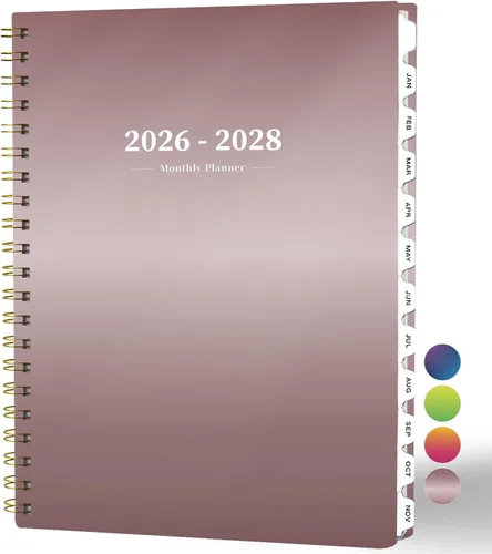 Vista 24 de Ymumuda Agenda 2026 - Agenda mensual de 2 años 2026-2027, enero de 2026 a diciembre de 2027, 8.5 x 11 pulgadas, calendario mensual de 26 a 27