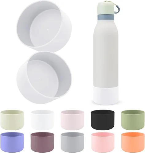 Vista 26 de 2 botas de silicona compatibles con Owala FreeSip Twist de 24 onzas Brisa helada