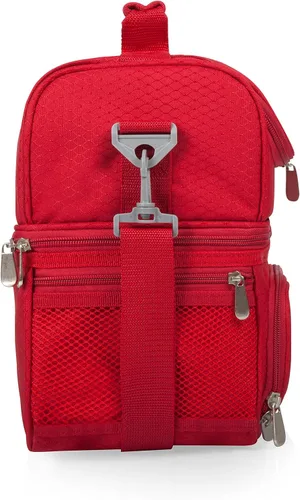 Vista 109 de PICNIC TIME NCAA Nebraska Cornhuskers Pranzo - Lonchera aislada con juego de pícnic, bolsa enfriadora para el almuerzo