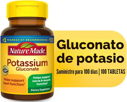 Vista 9 de Gluconato de potasio Nature Made, 550 mg