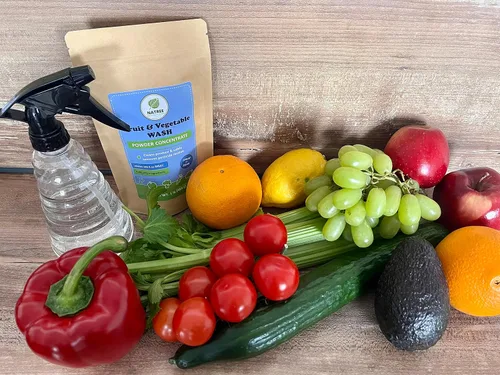 Vista 6 de Jabón de frutas y verduras, todo natural, orgánico, concentrado en polvo, 8 onzas.