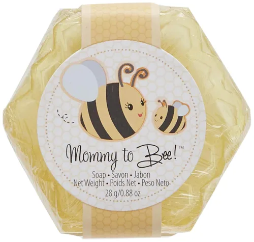 Vista 7 de Kate Aspen Jabón de panal perfumado con miel dulce y flores frescas, recuerdos de baby shower de mamá a abeja, paquete de 4 unidades, 21084NA
