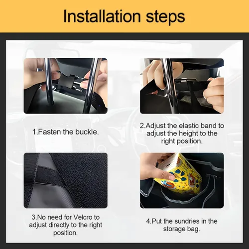 Vista 5 de Organizador y almacenamiento para maletero de automóvil, organizador colgante para asiento trasero para SUV, camión, MPV, impermeable, bolsa