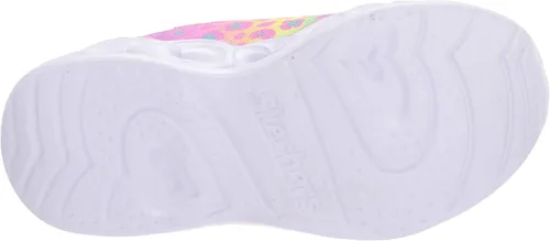 Vista 4 de Skechers Tenis unisex con luces de corazón para niños